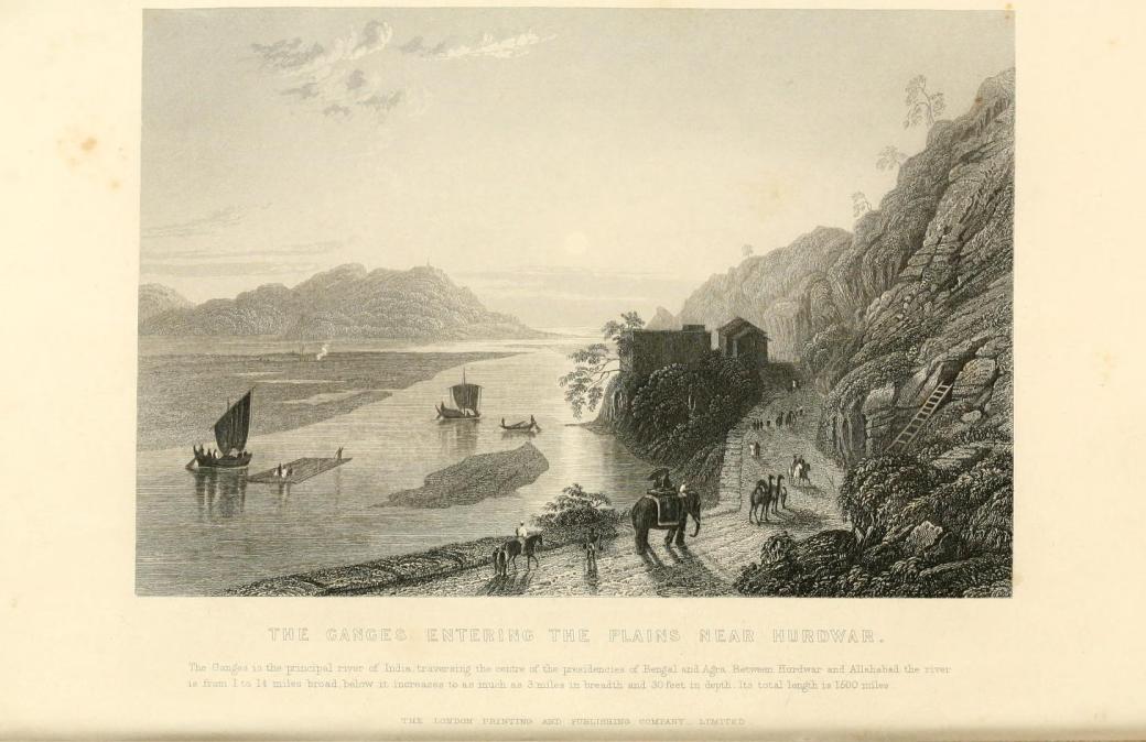 3 The Ganges Entering the Plains Near Hurdwar indianempirehist03martuoft_0022