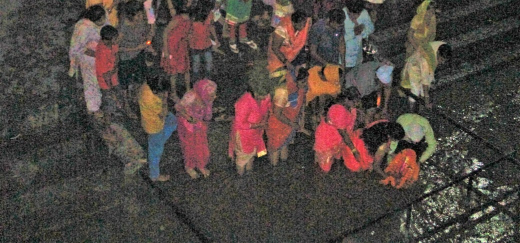 Ganesha Idol Being Immersed 2