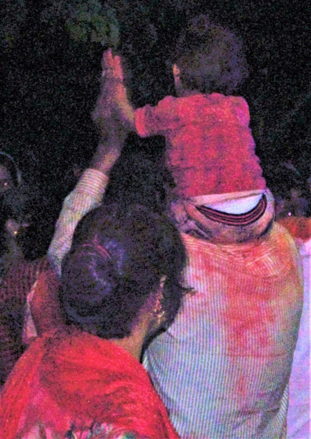 Little Boy on Fathers Shoulders