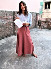 LT Posing with Tree Illustration