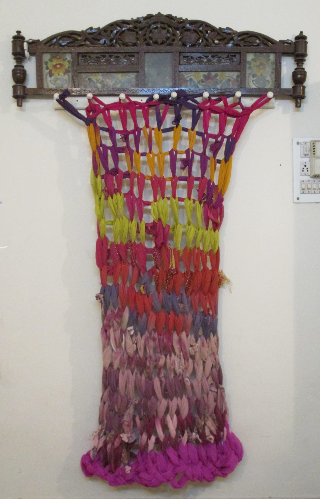 WJF - Betrothal - arm knitting piece 2 view 1