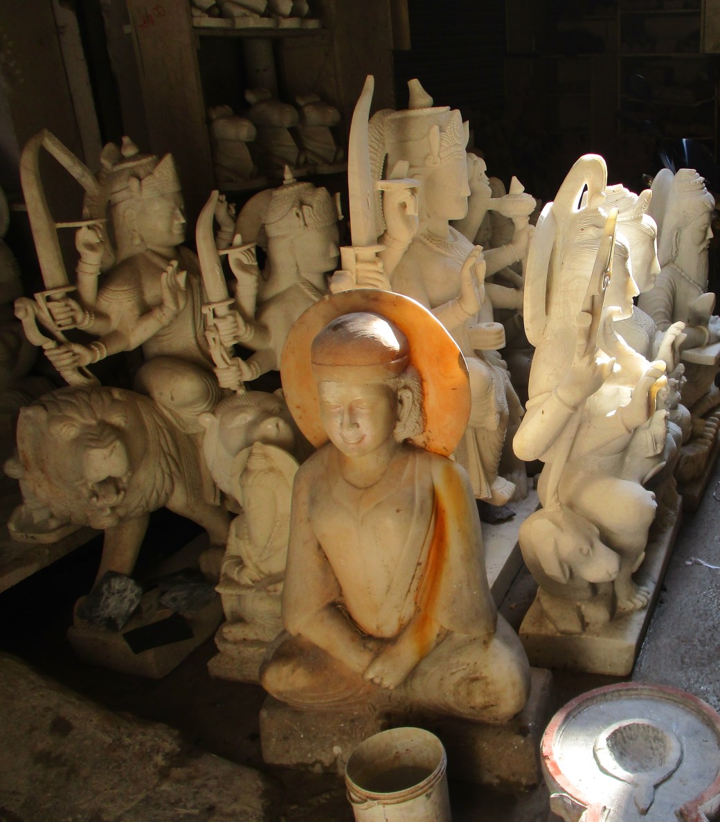 Divinity in stones - walk - behind Tehri House